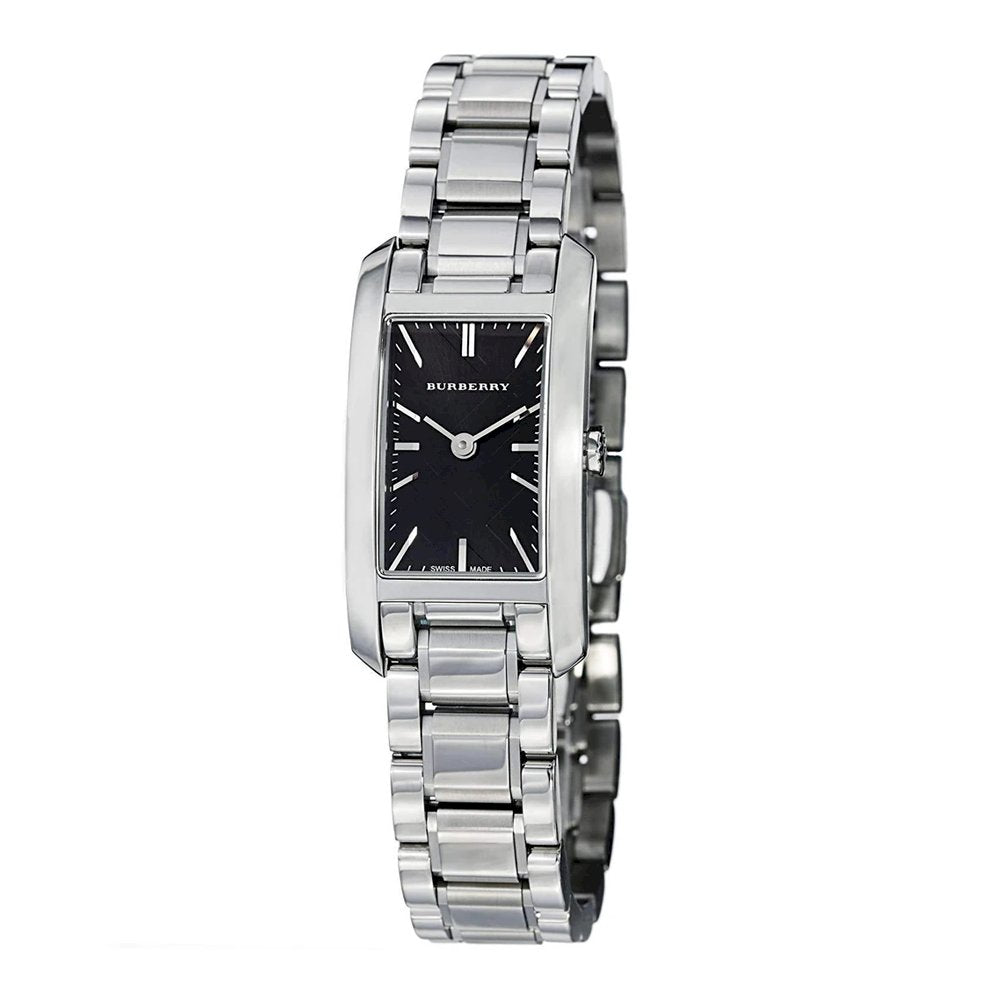  Shop Authentic Burberry Heritage Black Dial Silver Stainless Steel Strap Watch for Women - BU9501 - Luxxuri