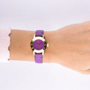  Shop Authentic Marc Jacobs Purple Dial Purple Leather Strap Watch for Women - MBM1209 - Luxxuri