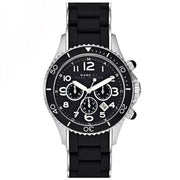  Shop Authentic Marc Jacobs Rock Chronograph Black Dial Black Silicone Strap Watch for Women - MBM2551 - Luxxuri