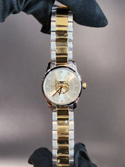  Shop Authentic Gucci G Timeless Quartz Diamonds Silver Dial Two Tone Steel Strap Watch For Women - YA1265016 - Luxxuri