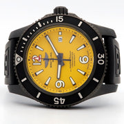  Shop Authentic Breitling Superocean Automatic 46mm Yellow Dial Black Rubber Strap Watch for Men - M17368D71I1S1 - Luxxuri