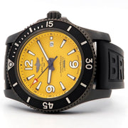  Shop Authentic Breitling Superocean Automatic 46mm Yellow Dial Black Rubber Strap Watch for Men - M17368D71I1S1 - Luxxuri