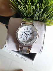  Shop Authentic Michael Kors Dylan Silver Dial Silver Steel Strap Watch for Women - MK5585 - Luxxuri