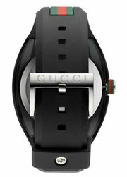  Shop Authentic Gucci Sync XXL Quartz Black Dial Black Rubber Strap Watch For Men - YA137101 - Luxxuri