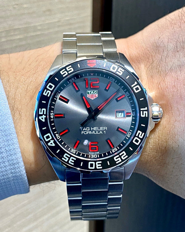  Shop Authentic Tag Heuer Formula 1 Anthracite Dial Watch for Men - WAZ1018.BA0842 - Luxxuri