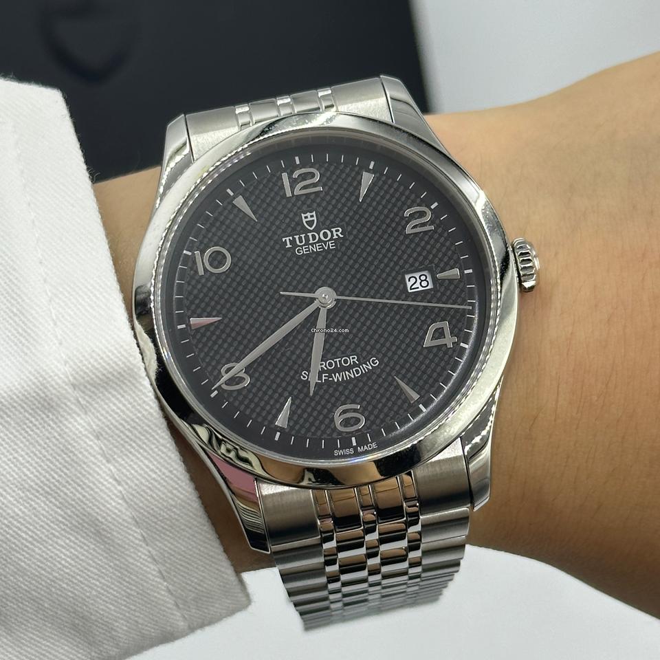  Shop Authentic Tudor 1926 Automatic Black Dial Silver Steel Strap Watch for Men - M91650-0002 - Luxxuri
