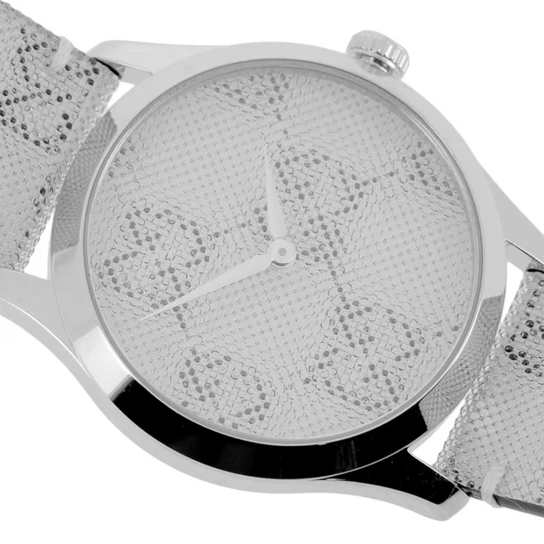  Shop Authentic Gucci G Timeless Quartz Grey Dial Grey Leather Strap Watch For Men - YA1264058 - Luxxuri