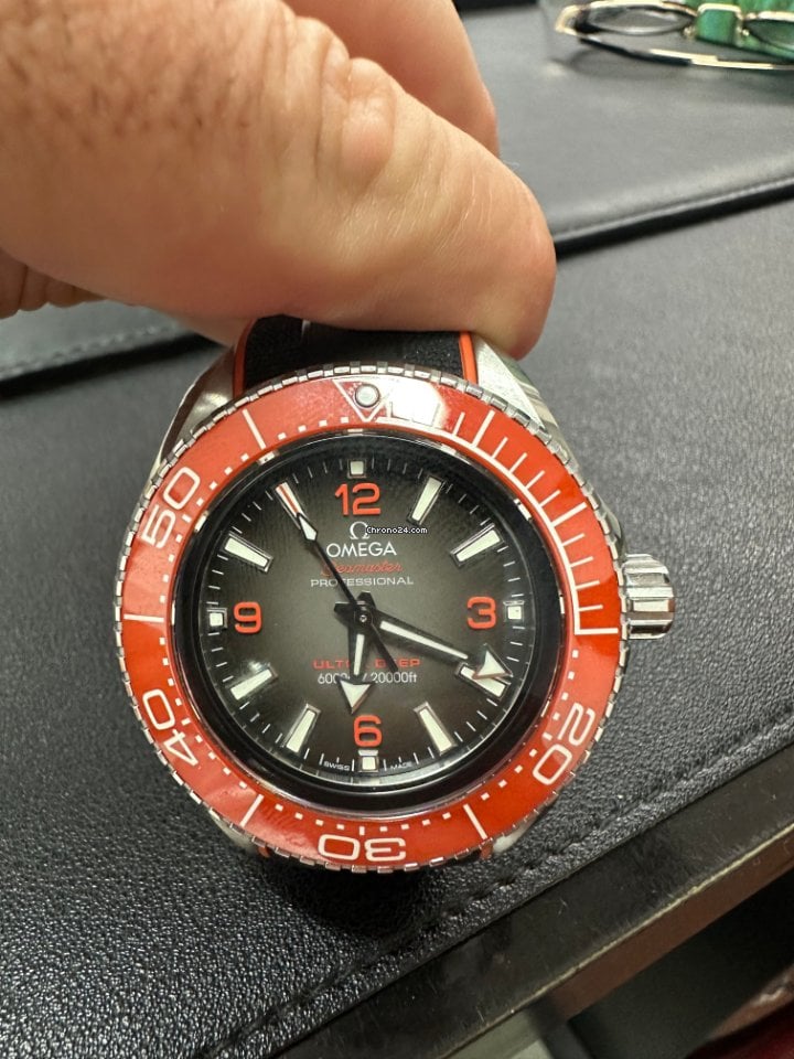  Shop Authentic Omega Seamaster Planet Ocean 6000M Co Axial Master Chronograph Black Dial Black Rubber Strap Watch for Men - 21532462106001 - Luxxuri