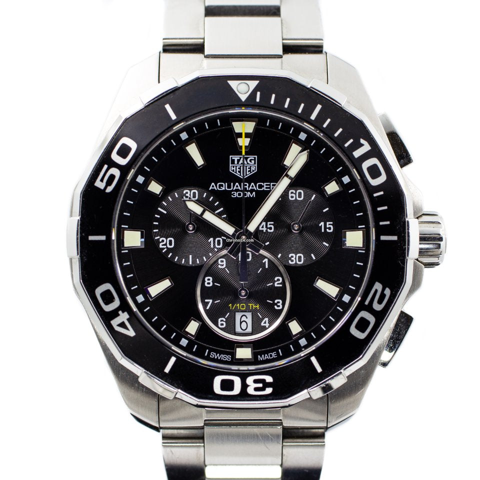  Shop Authentic Tag Heuer Aquaracer Black Dial Watch for Men - CAY111A.BA0927 - Luxxuri