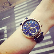  Shop Authentic Michael Kors Sawyer Blue Dial Blue Leather Strap Watch for Women - MK2425 - Luxxuri