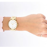  Shop Authentic Marc Jacobs Baker White Dial Gold Steel Strap Watch for Women - MBM3243 - Luxxuri