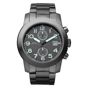  Shop Authentic Marc Jacobs Larry Chronograph Black Dial Gunmetal Grey Steel Strap Watch for Men - MBM5031 - Luxxuri