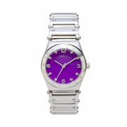  Shop Authentic Marc Jacobs Amy Purple Dial Silver Steel Strap Watch for Women - MBM8560 - Luxxuri