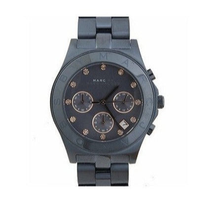  Shop Authentic Marc Jacobs Blade Chronograph Blue Dial Blue Steel Strap Watch for Women - MBM8581 - Luxxuri