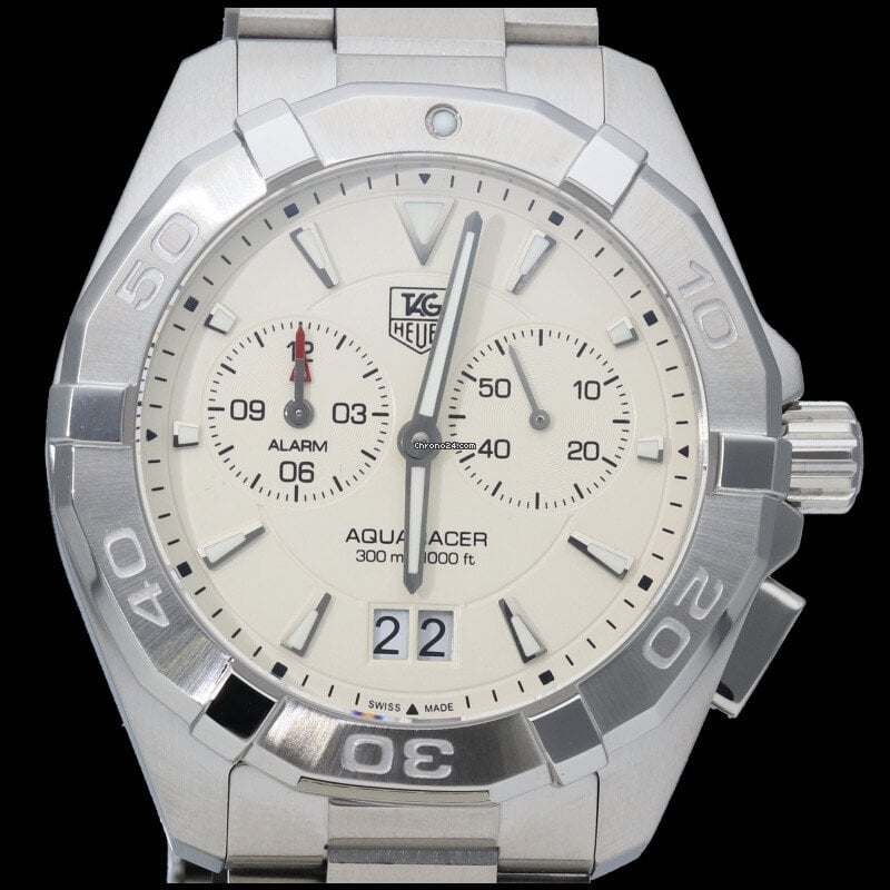  Shop Authentic Tag Heuer Aquaracer White Dial Watch for Men - WAY111Y.BA0928 - Luxxuri