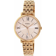  Shop Authentic Fossil Jacqueline Rose Gold Dial Rose Gold Steel Strap Watch for Women - ES3435 - Luxxuri