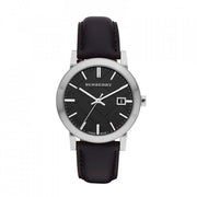  Shop Authentic Burberry The City Black Dial Black Leather Strap Watch for Men - BU9009 - Luxxuri