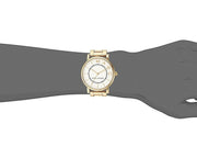  Shop Authentic Marc Jacobs Roxy White Dial Gold Steel Strap Watch for Women - MJ3522 - Luxxuri