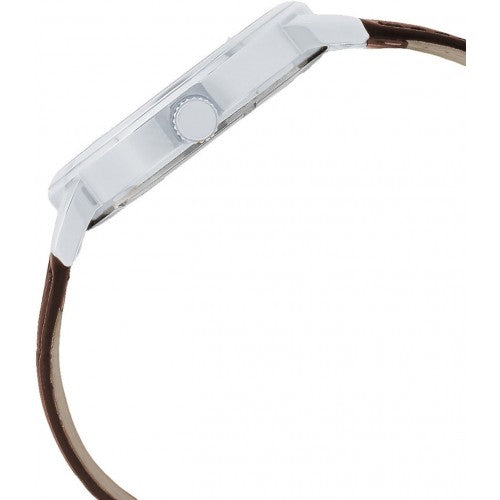  Shop Authentic Guess Delancy Quartz White Dial Brown Leather Strap Watch For Men - W0870G1 - Luxxuri