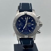  Shop Authentic Breitling Avenger Chronograph 43 Blue Dial Blue Nylon Strap Watch for Men - A13385101C1X1 - Luxxuri
