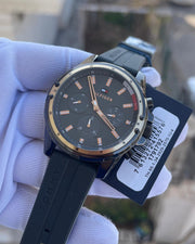  Shop Authentic Tommy Hilfiger Mason Black Dial Black Rubber Strap Watch for Men - 1791792 - Luxxuri