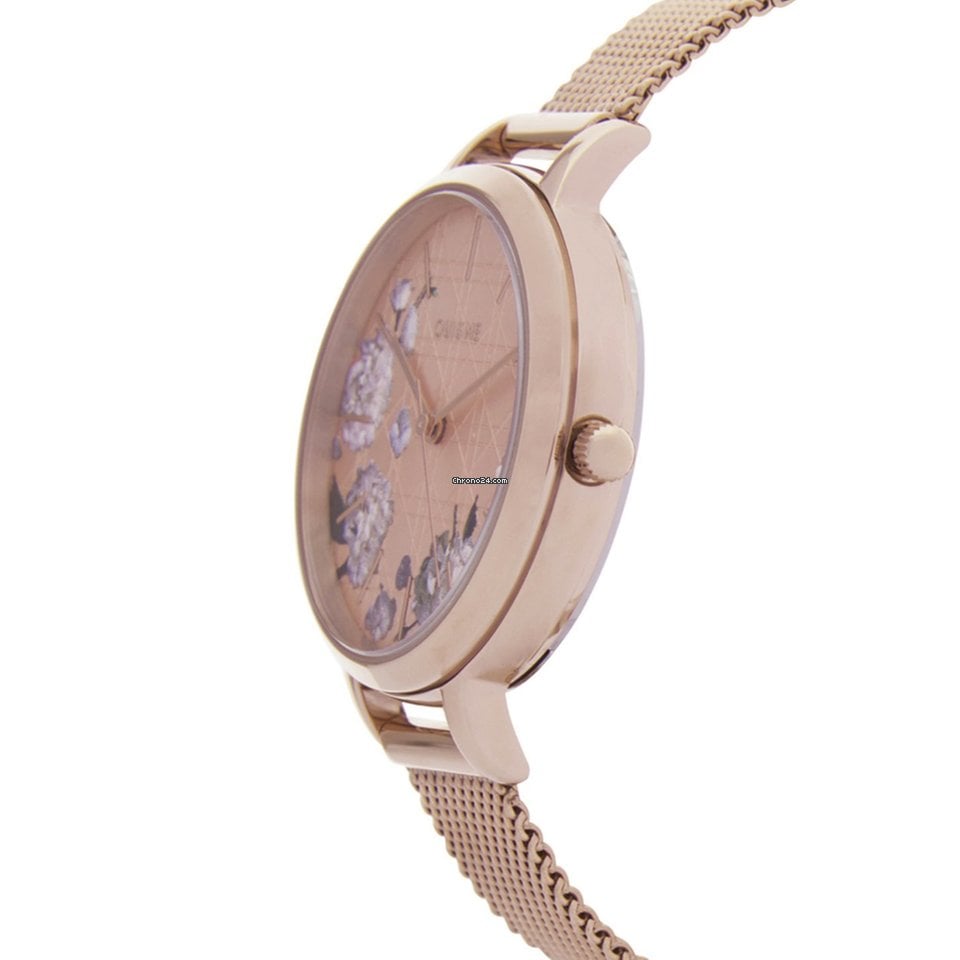  Shop Authentic Fossil Jacqueline Three-Hand White Dial Rose Gold Mesh Bracelet Watch for Women - ES4534 - Luxxuri