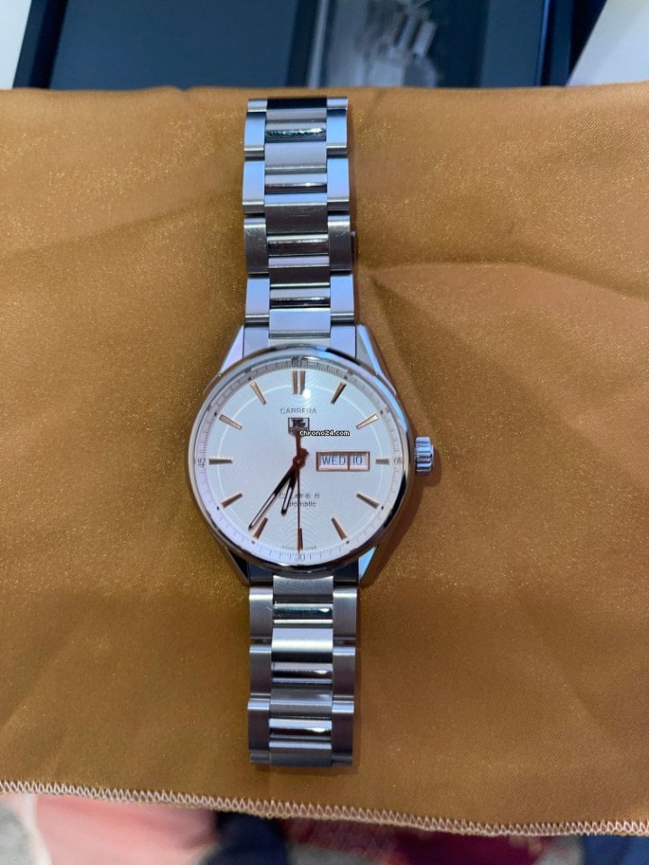  Shop Authentic Tag Heuer Carrera White Dial Watch for Men - WAR201D.BA0723 - Luxxuri