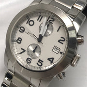 Shop Authentic Marc Jacobs Larry Chronograph White Dial Silver Steel Strap Watch for Men - MBM5030 - Luxxuri