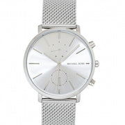  Shop Authentic Michael Kors Jaryn Silver Dial Silver Mesh Bracelet Watch for Men - MK8541 - Luxxuri