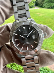 Shop Authentic Tag Heuer Aquaracer Anthracite Dial Watch for Men - WAY2113.BA0928 - Luxxuri