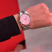  Shop Authentic Citizen x Pantone Automatic Dreamy Pink Dial Silver Steel Strap Watch For Men - NJ0158-89X - Luxxuri