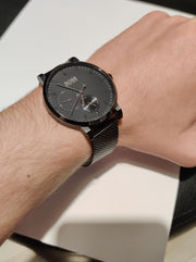  Shop Authentic Hugo Boss Oxygen Black Dial Black Mesh Bracelet Watch for Men - 1513636 - Luxxuri