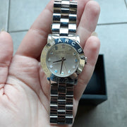  Shop Authentic Marc Jacobs Amy Dexter Silver Dial Silver Steel Strap Watch for Women - MBM3214 - Luxxuri