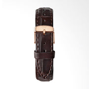  Shop Authentic Daniel Wellington Classic York White Dial Brown Leather Strap Watch For Women - DW00100038 - Luxxuri