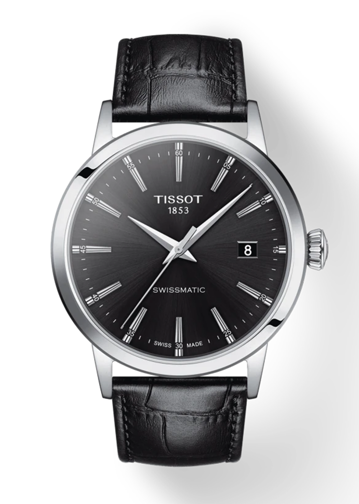  Shop Authentic Tissot Gentleman Powermatic 80 Silicium Black Dial Black Leather Strap Watch For Men - T127.407.16.051.00 - Luxxuri