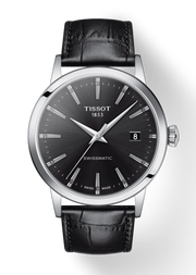  Shop Authentic Tissot Gentleman Powermatic 80 Silicium Black Dial Black Leather Strap Watch For Men - T127.407.16.051.00 - Luxxuri