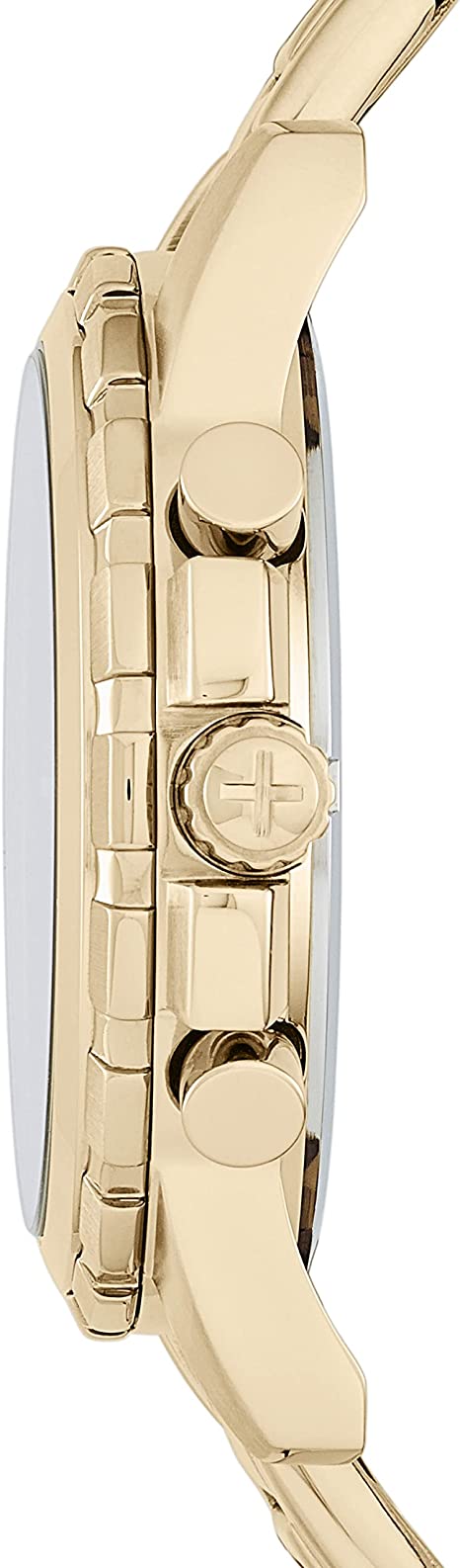  Shop Authentic Fossil Garrett Chronograph Gold Dial Gold Steel Strap Watch for Men - FS5772 - Luxxuri