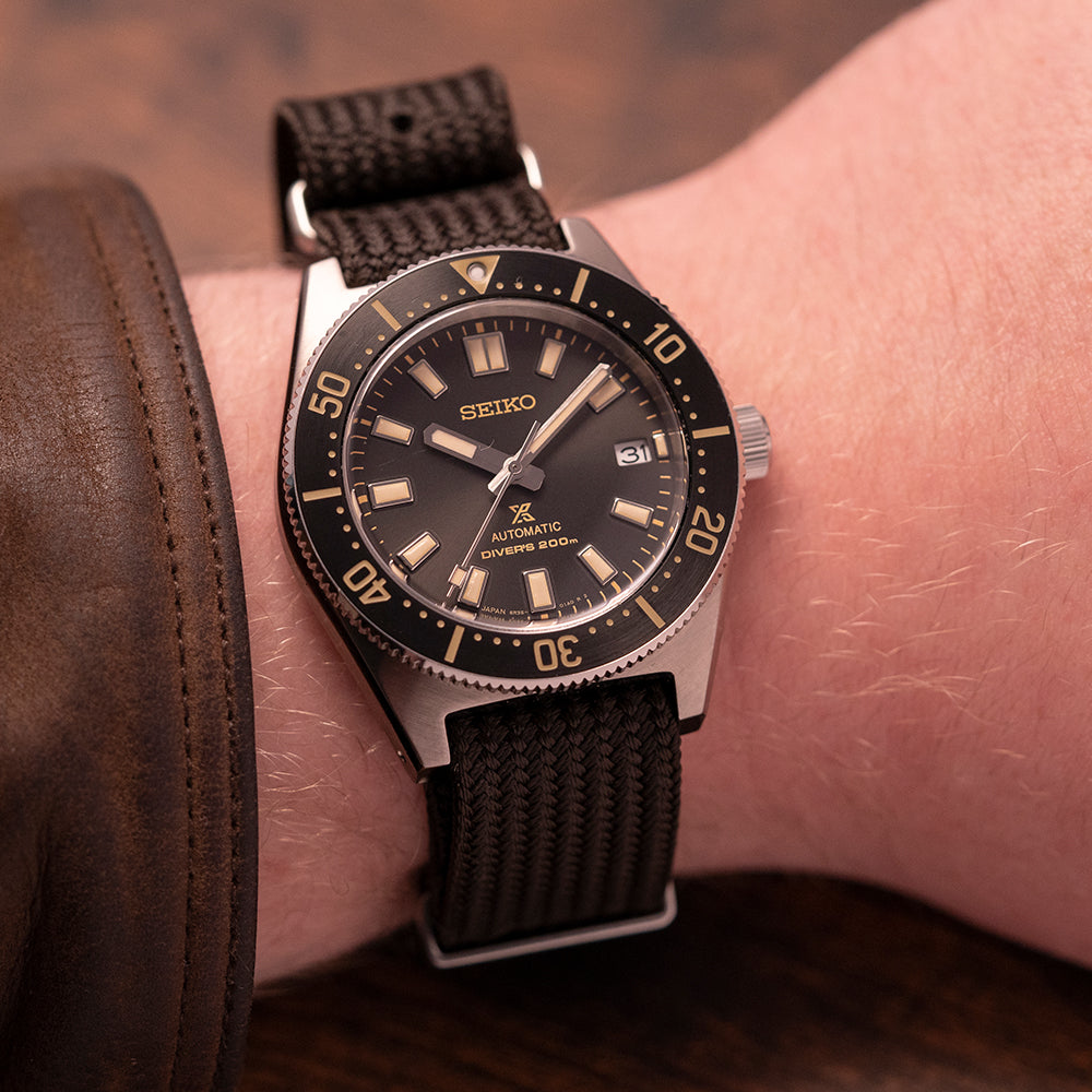  Shop Authentic Seiko Prospex 1965 Diver’s Re-Interpretation Automatic Black Dial Brown NATO Strap Watch For Men - SPB239J1 - Luxxuri