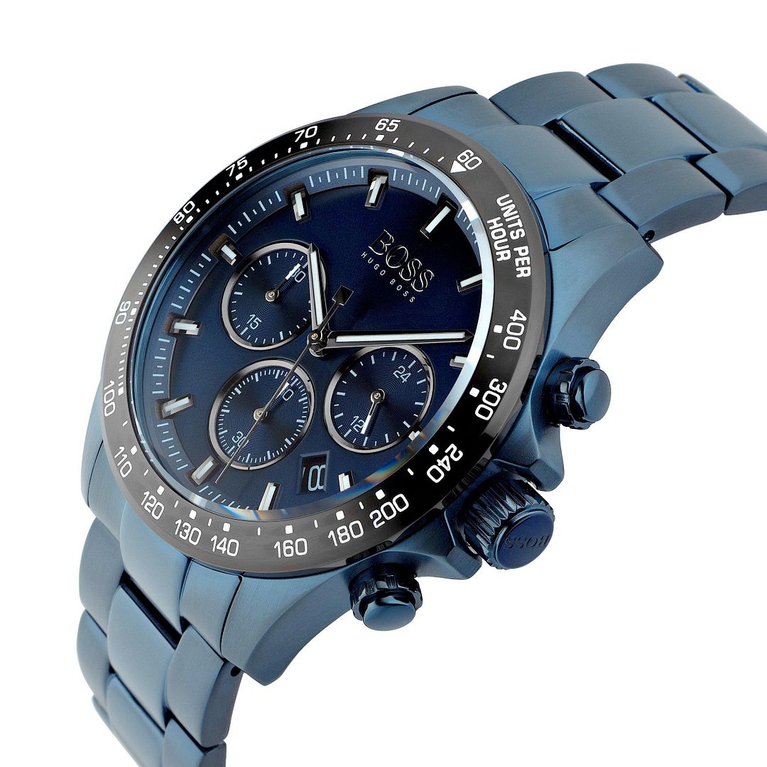  Shop Authentic Hugo Boss Hero Sport Lux Blue Dial Blue Steel Strap Watch for Men - 1513758 - Luxxuri
