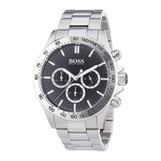  Shop Authentic Hugo Boss Ikon Black Dial Silver Steel Strap Watch for Men - 1512965 - Luxxuri