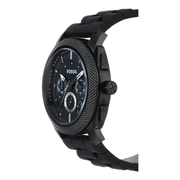  Shop Authentic Fossil Machine Chronograph Black Dial Black Silicone Strap Watch for Men - FS4487 - Luxxuri