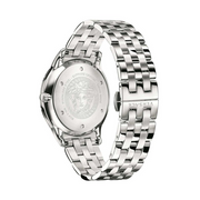  Shop Authentic Versace Univers Analog Black Dial Silver Steel Strap Watch for Men - VEBK00418 - Luxxuri