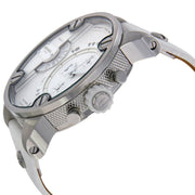  Shop Authentic Diesel Badass Chronograph White Dial White Leather Strap Watch For Men - DZ7265 - Luxxuri