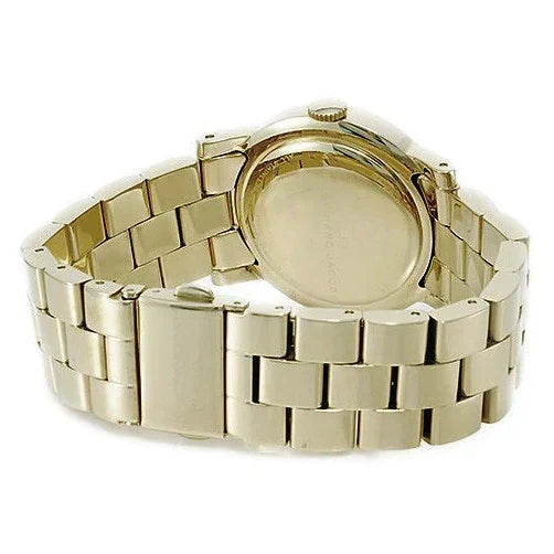  Shop Authentic Marc Jacobs Blade Gold Dial Gold Steel Strap Watch for Women - MBM3141 - Luxxuri