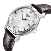  Shop Authentic Tissot T Classic Bridgeport Silver Dial Brown Leather Strap Watch For Men - T097.410.16.038.00 - Luxxuri