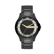  Shop Authentic Armani Exchange Hampton Chronograph Black Dial Black Steel Strap Watch For Men - AX2192 - Luxxuri