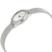  Shop Authentic Calvin Klein Minimal White Dial Silver Mesh Bracelet Watch for Women - K3M2312Y - Luxxuri