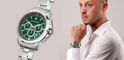  Shop Authentic Maserati Successo Chronograph Green Dial Silver Steel Strap Watch For Men - R8873621017 - Luxxuri
