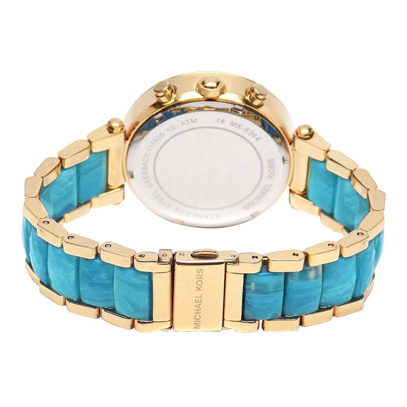 Shop Authentic Michael Kors Parker Gold Dial Two Tone Steel Strap Watch for Women - MK6364 - Luxxuri