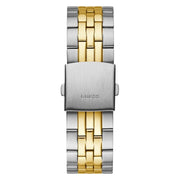  Shop Authentic Guess Odyssey Black Dial Two Tone Steel Strap Watch For Men - W1107G6 - Luxxuri